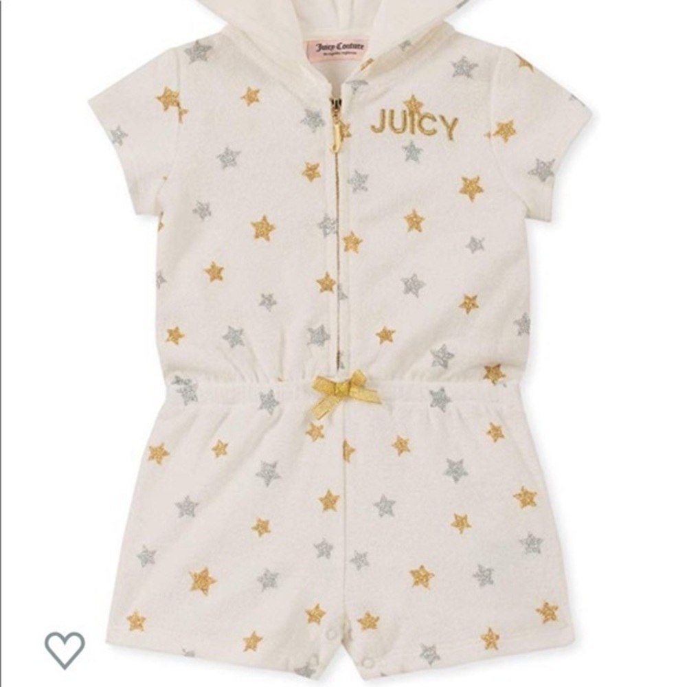 NWT Juicy hooded romper! Adorable!!
